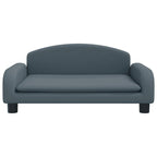 Hundebett Dunkelgrau 70x45x30 cm Stoff