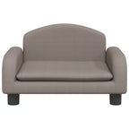 Hundebett Taupe 50x40x30 cm Stoff