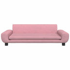 Hundebett Rosa 100x54x33 cm Samt