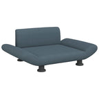 Hundebett Dunkelgrau 70x45x28 cm Stoff