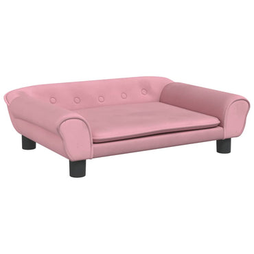 Hundebett Rosa 70x48x22 cm Samt