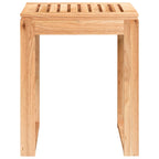 Badhocker 40x30x46 cm Massivholz Nussbaum