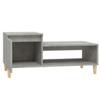 Couchtisch Betongrau 100x50x45 cm Holzwerkstoff