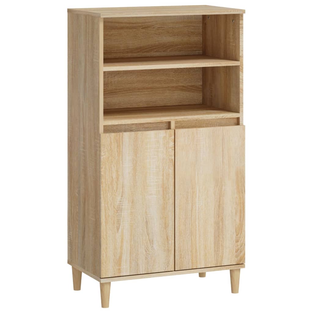 Highboard Sonoma-Eiche 60x36x110 cm Holzwerkstoff