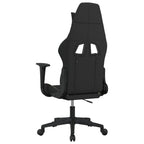Gaming-Stuhl Schwarz und Creme Stoff