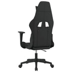 Gaming-Stuhl Schwarz und Blau Stoff