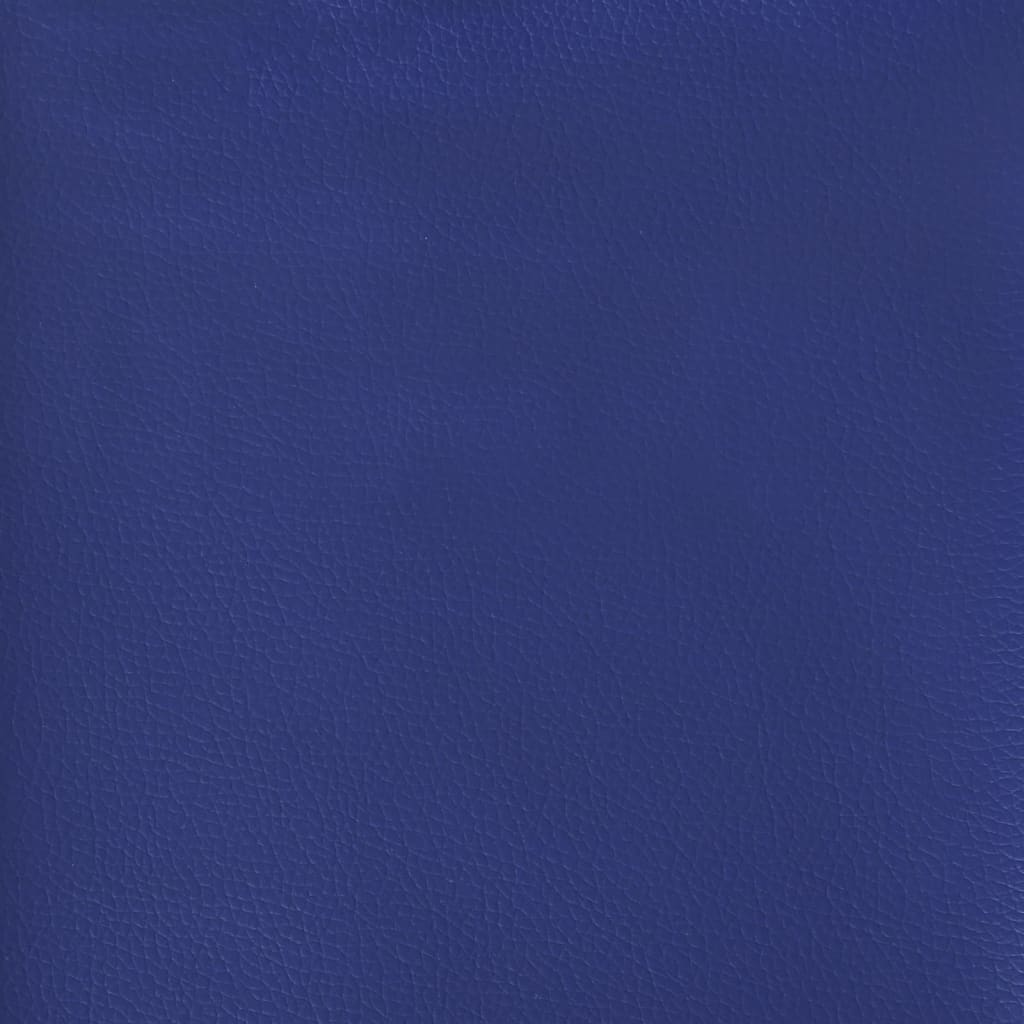 Gaming-Stuhl Schwarz und Blau Kunstleder