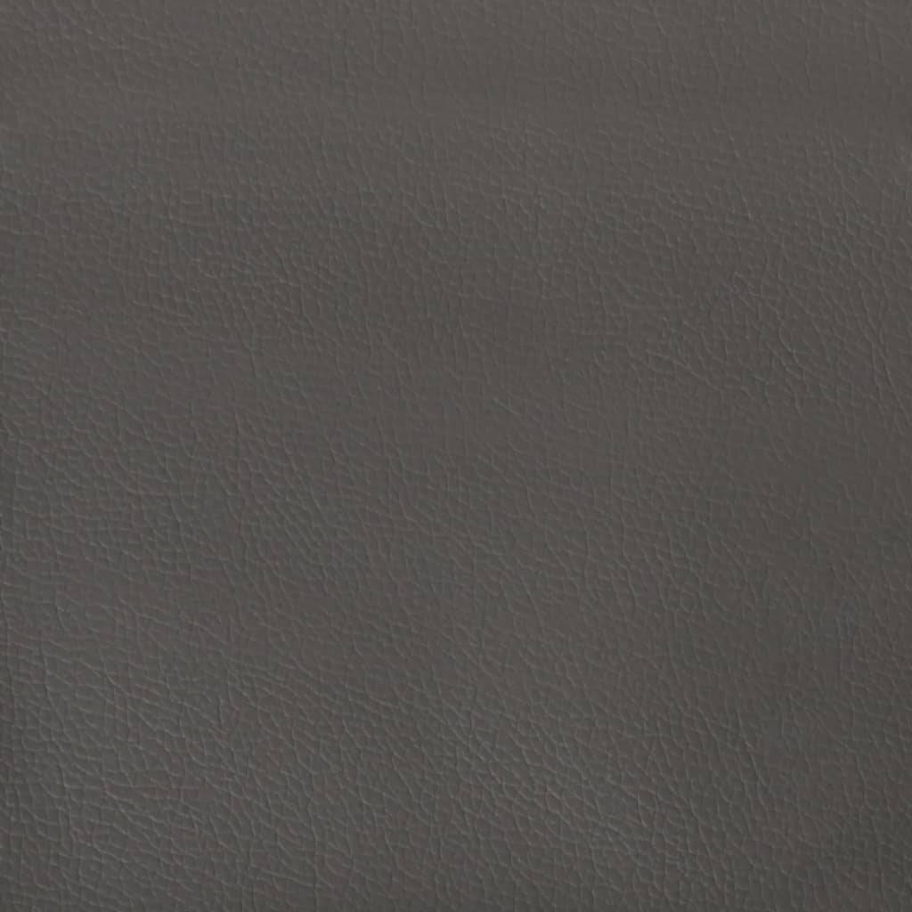 Gaming-Stuhl Schwarz und Grau Kunstleder