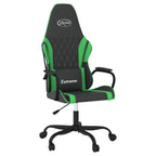 Gaming-Stuhl Schwarz und Grün Kunstleder