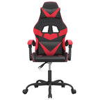 Gaming-Stuhl Schwarz und Rot Kunstleder