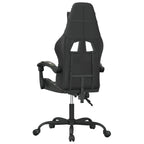 Gaming-Stuhl Schwarz und Tarnfarben Kunstleder