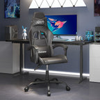 Gaming-Stuhl Schwarz Kunstleder