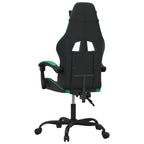 Gaming-Stuhl Schwarz und Grün Kunstleder