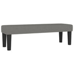 Boxspringbett mit Matratze Dunkelgrau 160x200 cm Stoff