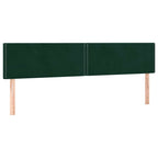 Boxspringbett mit Matratze & LED Dunkelgrün 180x200 cm Samt