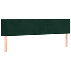Boxspringbett mit Matratze Dunkelgrün 160x200 cm Samt