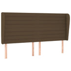 Boxspringbett mit Matratze Dunkelbraun 180x200 cm Stoff