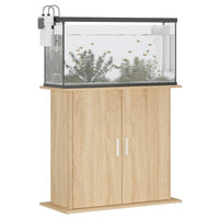 Aquariumständer Sonoma-Eiche 81x36x73 cm Holzwerkstoff