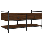 Couchtisch Braun Eichen-Optik 99x50x50 cm Holzwerkstoff