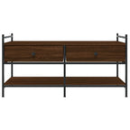 Couchtisch Braun Eichen-Optik 99x50x50 cm Holzwerkstoff