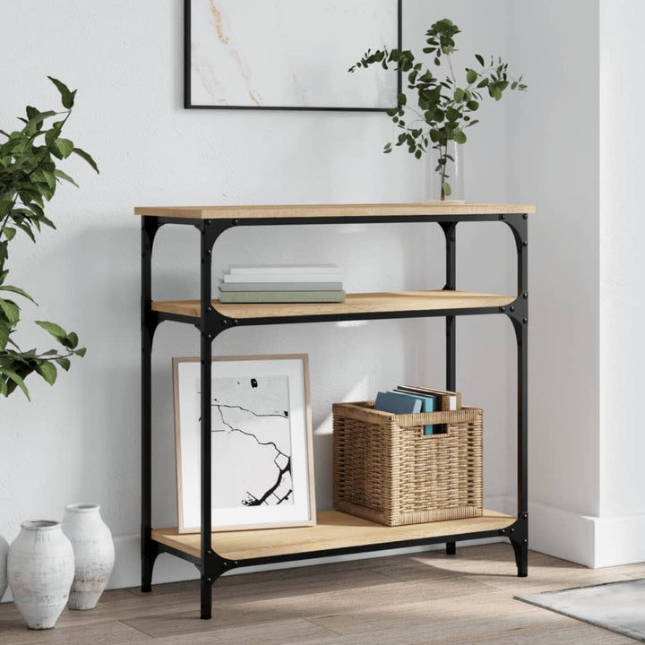 Konsolentisch Sonoma-Eiche 75x29x75 cm Holzwerkstoff
