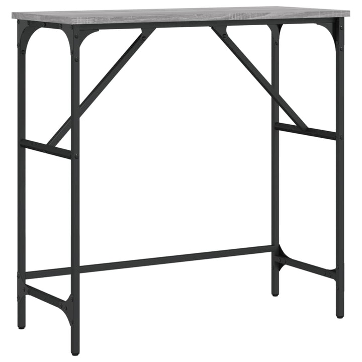 Konsolentisch Grau Sonoma 75x32x75 cm Holzwerkstoff