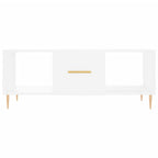 Couchtisch Weiß 102x50x40 cm Holzwerkstoff