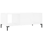 Couchtisch Weiß 102x50x40 cm Holzwerkstoff