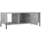 Couchtisch Betongrau 102x50x40 cm Holzwerkstoff
