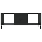 Couchtisch Schwarz 102x50x40 cm Holzwerkstoff