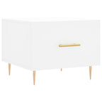 Couchtische 2 Stk. Weiß 50x50x40 cm Holzwerkstoff