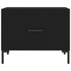 Couchtische 2 Stk. Schwarz 50x50x40 cm Holzwerkstoff