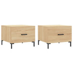 Couchtische 2 Stk. Sonoma-Eiche 50x50x40 cm Holzwerkstoff