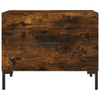 Couchtische 2 Stk. Räuchereiche 50x50x40 cm Holzwerkstoff