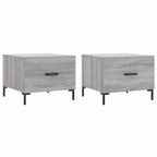 Couchtische 2 Stk. Grau Sonoma 50x50x40 cm Holzwerkstoff