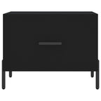 Couchtisch Schwarz 50x50x40 cm Holzwerkstoff