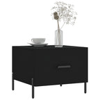 Couchtische 2 Stk. Schwarz 50x50x40 cm Holzwerkstoff