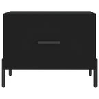 Couchtische 2 Stk. Schwarz 50x50x40 cm Holzwerkstoff