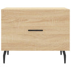 Couchtisch Sonoma-Eiche 50x50x40 cm Holzwerkstoff
