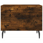 Couchtische 2 Stk. Räuchereiche 50x50x40 cm Holzwerkstoff