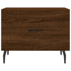Couchtische 2 Stk. Braun Eichen-Optik 50x50x40 cm Holzwerkstoff