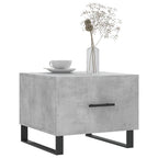 Couchtische 2 Stk. Betongrau 50x50x40 cm Holzwerkstoff
