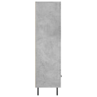 Highboard Betongrau 69,5x31x115 cm Holzwerkstoff