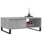 Couchtisch Betongrau 90x60x35 cm Holzwerkstoff