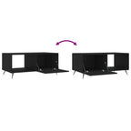 Couchtisch Schwarz 90x50x40 cm Holzwerkstoff