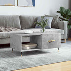 Couchtisch Betongrau 90x50x40 cm Holzwerkstoff