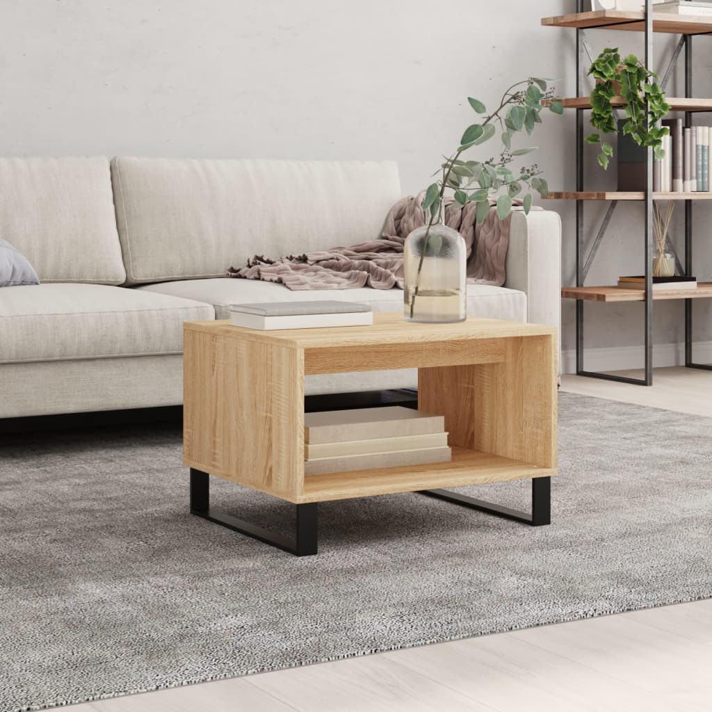 Couchtisch Sonoma-Eiche 60x50x40 cm Holzwerkstoff