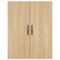 Highboard Sonoma-Eiche 69,5x34x180 cm Holzwerkstoff