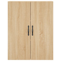 Highboard Sonoma-Eiche 69,5x34x180 cm Holzwerkstoff