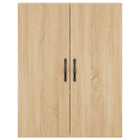 Highboard Sonoma-Eiche 69,5x34x180 cm Holzwerkstoff